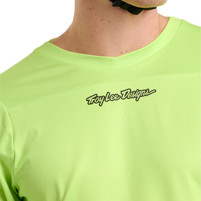 Maillot TROY LEE DESIGNS SKYLINE CHILL ROCKSLIDE Mangas Compridas Amarelo