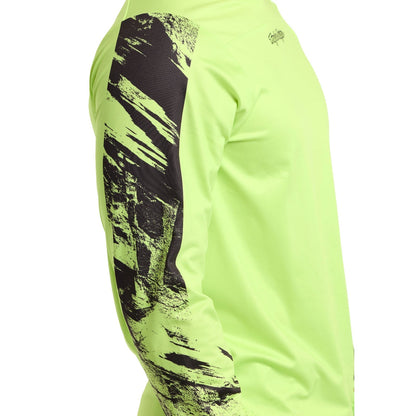 Maillot TROY LEE DESIGNS SKYLINE CHILL ROCKSLIDE Mangas Compridas Amarelo