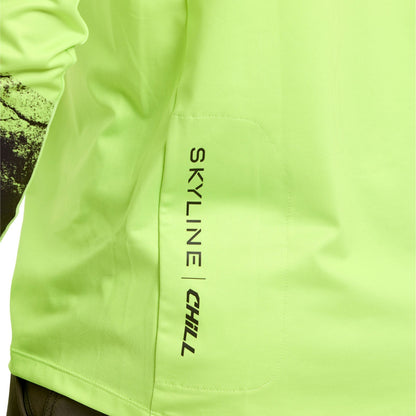 Maillot TROY LEE DESIGNS SKYLINE CHILL ROCKSLIDE Mangas Compridas Amarelo