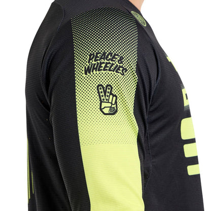 Maillot TROY LEE DESIGNS SPRINT Mangas Compridas Preto/Amarelo