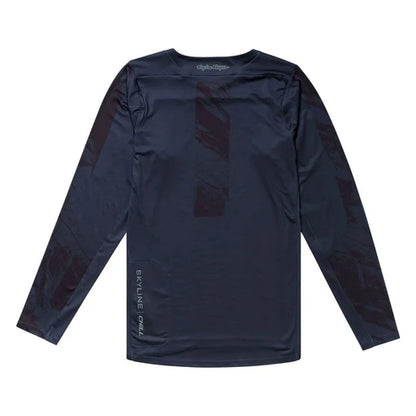 Maillot TROY LEE DESIGNS SKYLINE CHILL Mangas Compridas Azul