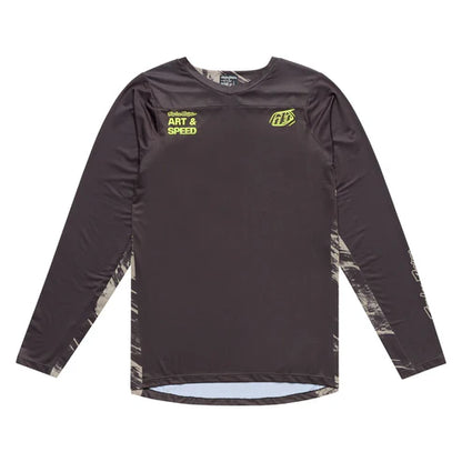 Camisola TROY LEE DESIGNS SKYLINE Mangas Longas Cinzento/Preto
