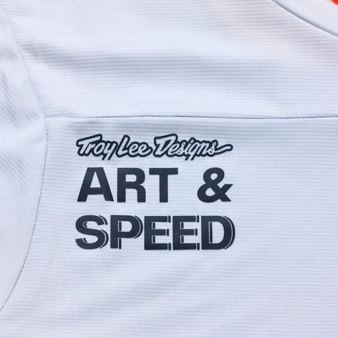 TROY LEE DESIGNS SKYLINE Camisola de manga comprida branca/vermelha