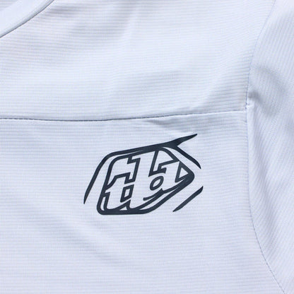 Camisola TROY LEE DESIGNS SKYLINE Mangas Longas Branco/Vermelho