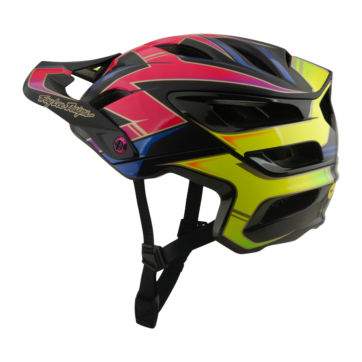 Capacete de BTT TROY LEE DESIGNS A3 MIPS ELECTRA Preto