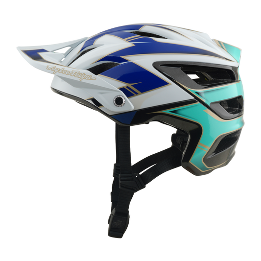 Capacete de BTT TROY LEE DESIGNS A3 MIPS ELECTRA Branco