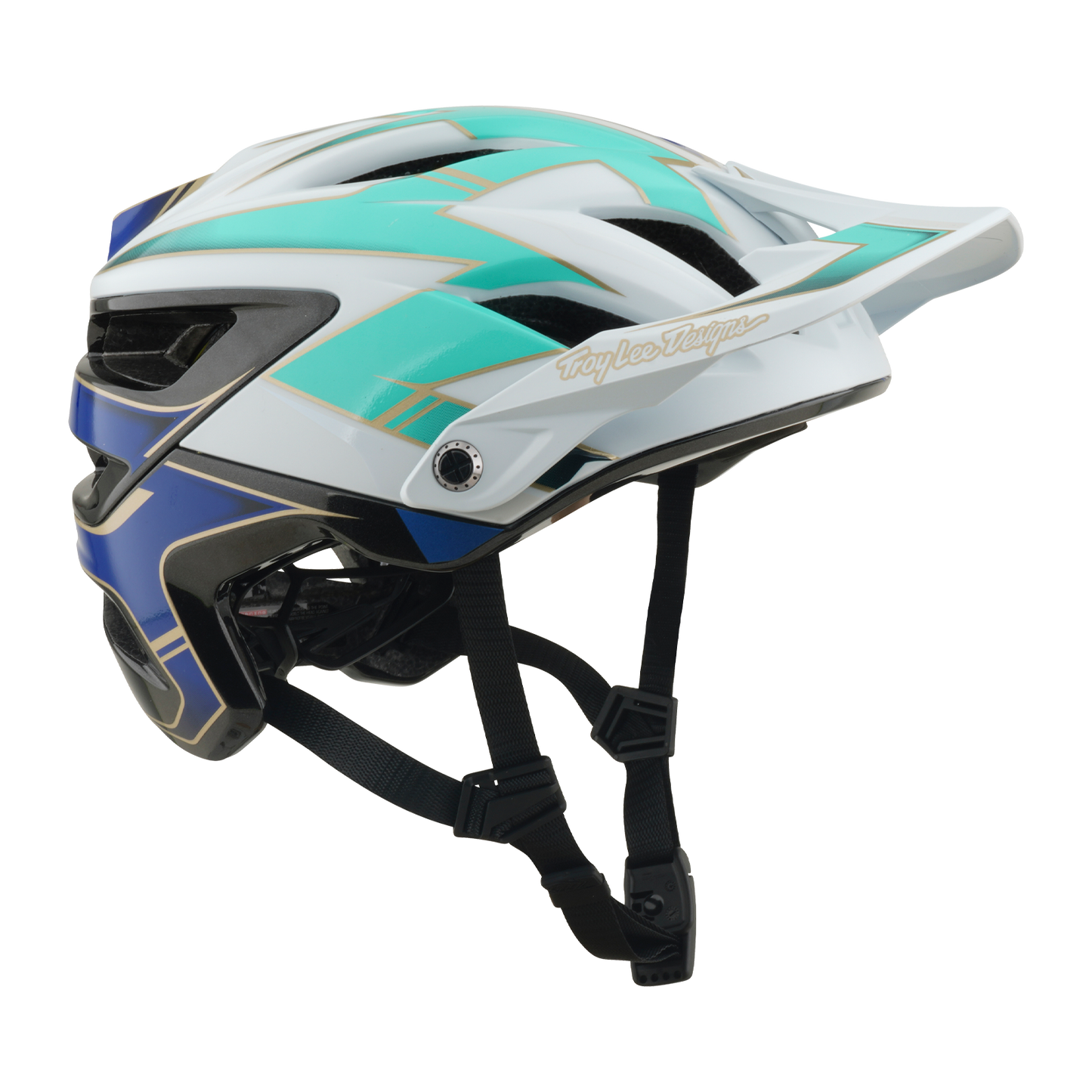 Capacete de BTT TROY LEE DESIGNS A3 MIPS ELECTRA Branco