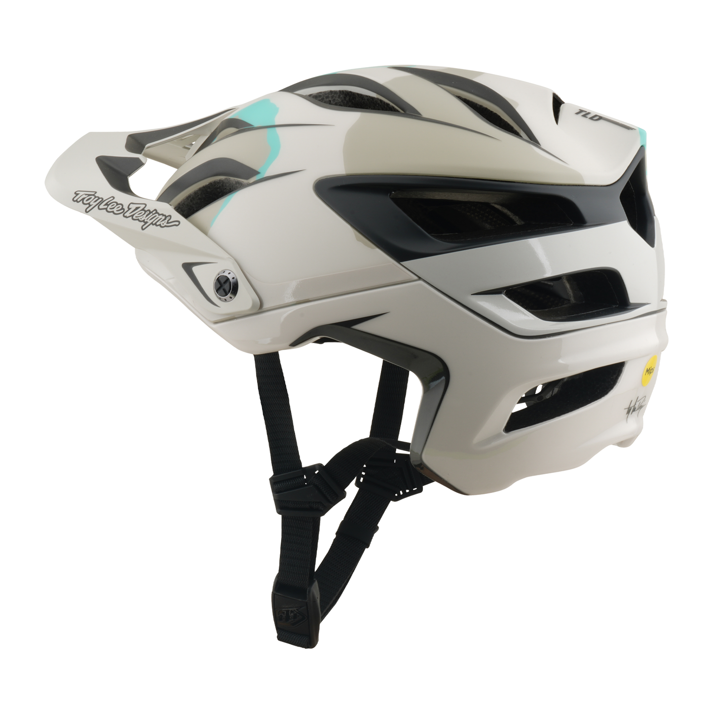 Capacete MTB TROY LEE DESIGNS A3 MIPS HALO PUMICE Branco/Camo