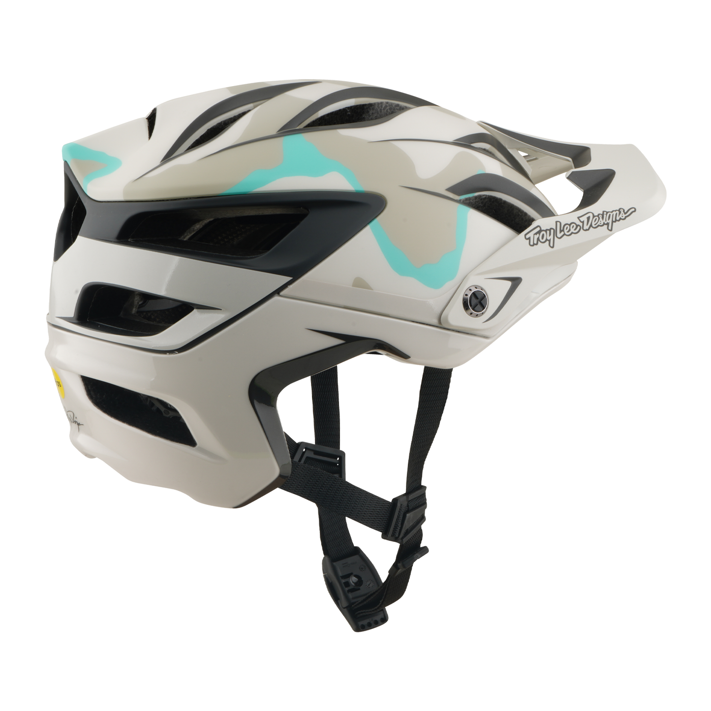 Capacete MTB TROY LEE DESIGNS A3 MIPS HALO PUMICE Branco/Camo