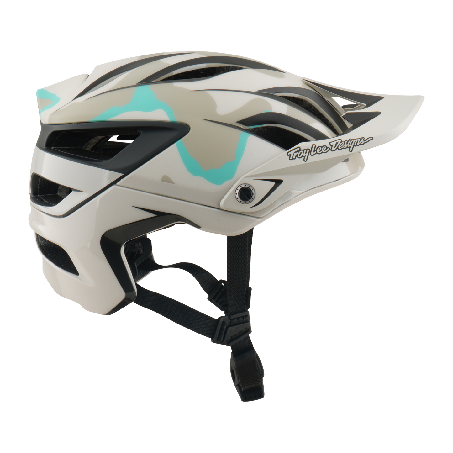 Capacete MTB TROY LEE DESIGNS A3 MIPS HALO PUMICE Branco/Camo