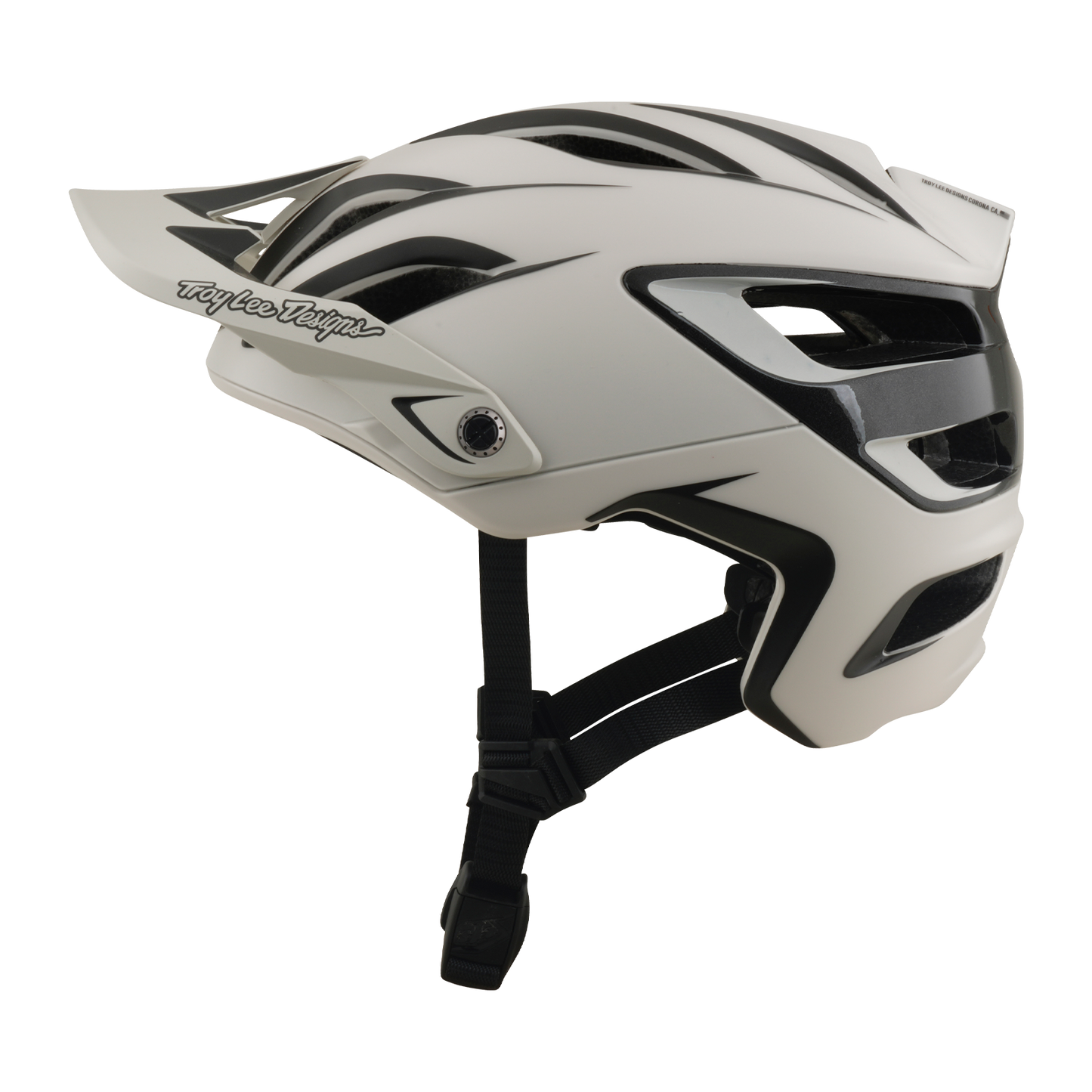 Capacete de BTT TROY LEE DESIGNS A3 MIPS UNO PUMICE Branco