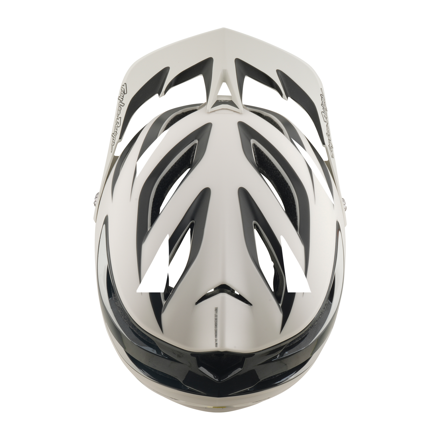 Capacete de BTT TROY LEE DESIGNS A3 MIPS UNO PUMICE Branco