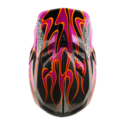 Capacete de BTT TROY LEE DESIGNS D4 CARBON MIPS Torched Carbon/Magenta