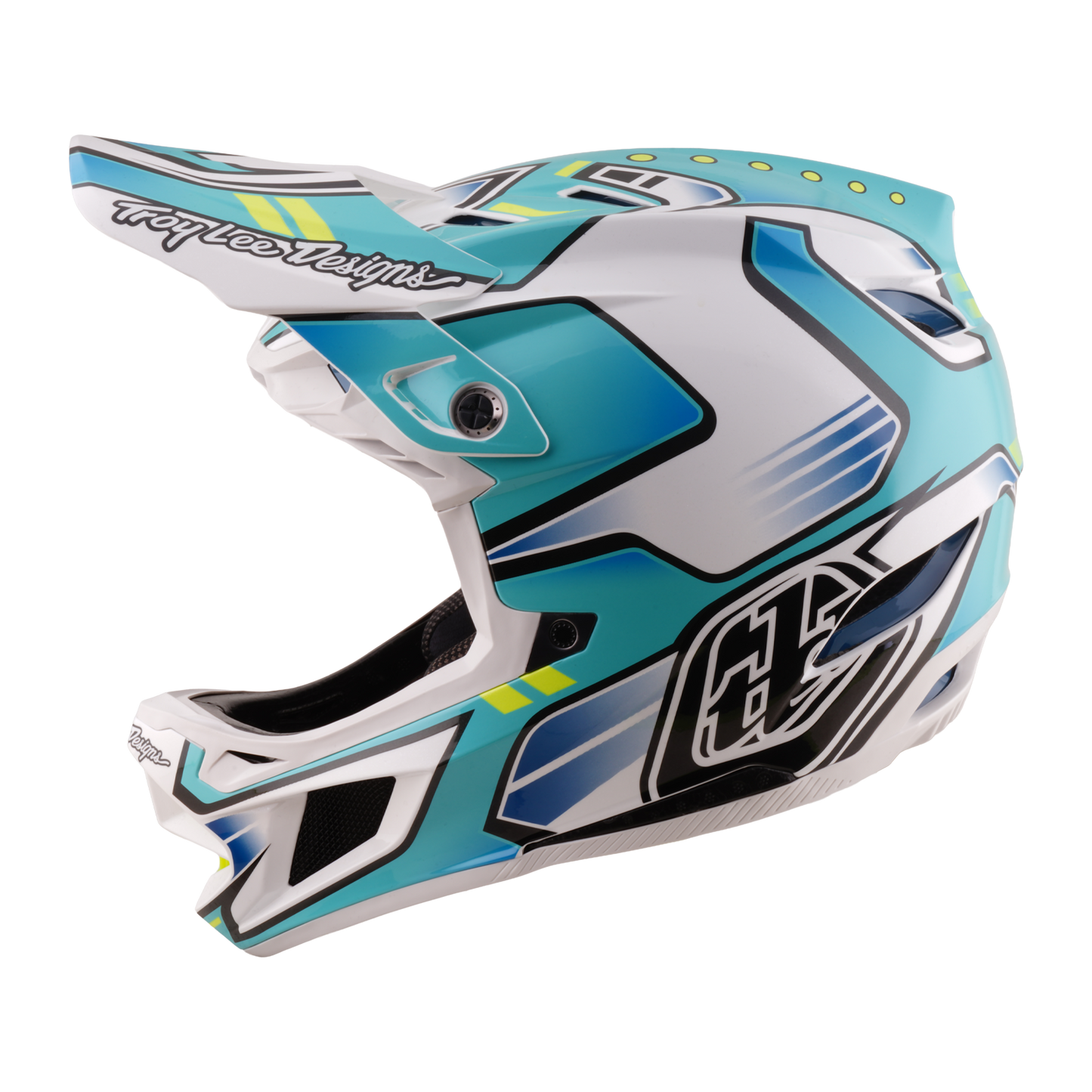 Capacete MTB TROY LEE DESIGNS D4 COMPOSITE MIPS CREST REAL Green