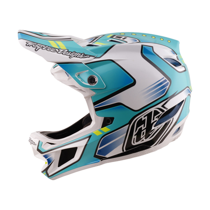 Capacete VTT TROY LEE DESIGNS D4 COMPOSITE MIPS CREST REAL Verde