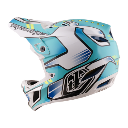 Capacete VTT TROY LEE DESIGNS D4 COMPOSITE MIPS CREST REAL Verde