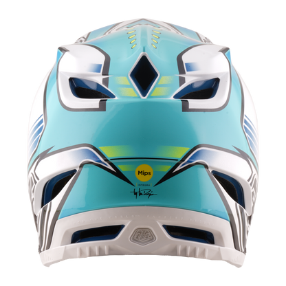 Capacete VTT TROY LEE DESIGNS D4 COMPOSITE MIPS CREST REAL Verde