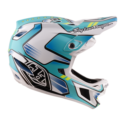 Capacete VTT TROY LEE DESIGNS D4 COMPOSITE MIPS CREST REAL Verde
