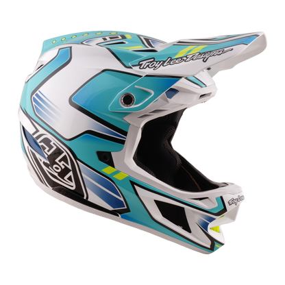 Capacete VTT TROY LEE DESIGNS D4 COMPOSITE MIPS CREST REAL Verde