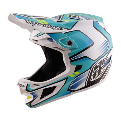 Capacete VTT TROY LEE DESIGNS D4 COMPOSITE MIPS CREST REAL Verde