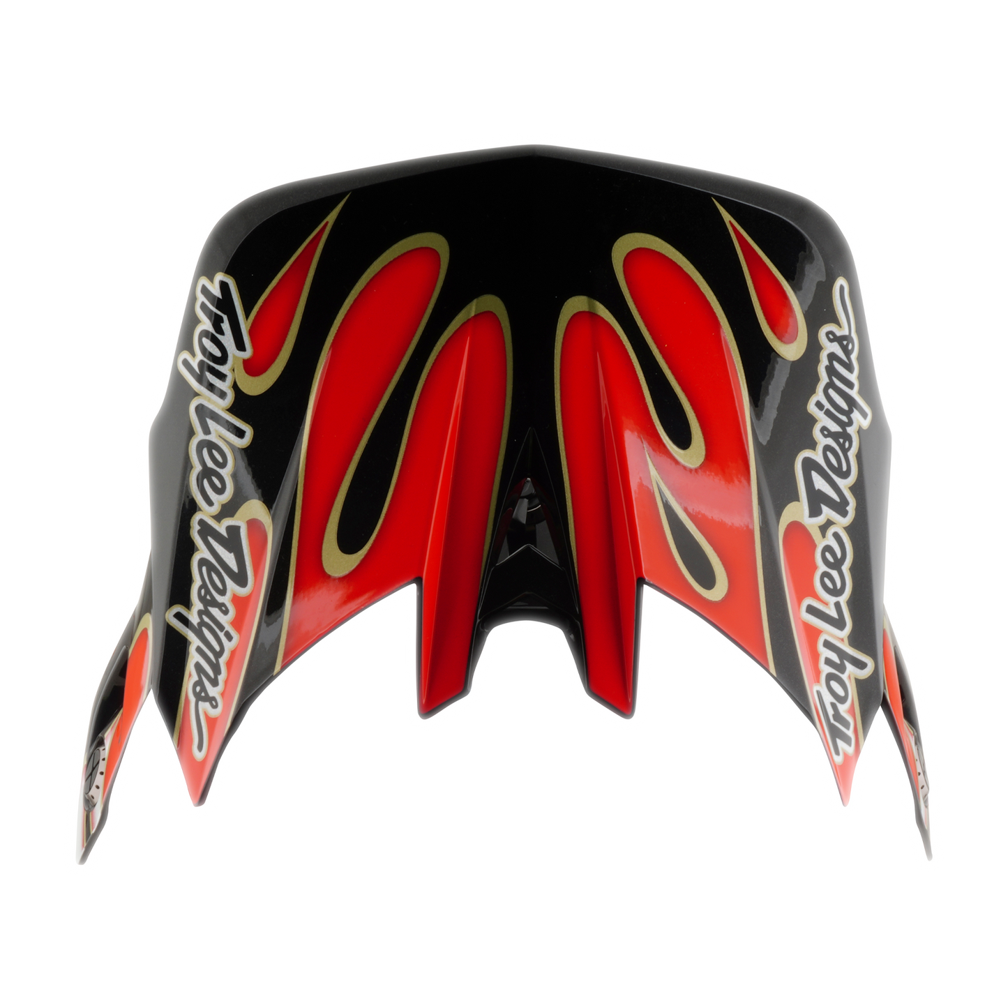 Capacete de BTT TROY LEE DESIGNS D4 COMPOSITE MIPS OVERSPRAY Branco/Vermelho