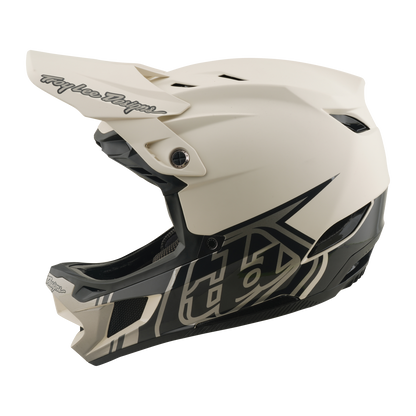 Capacete MTB TROY LEE DESIGNS D4 COMPOSITE MIPS STEALTH PUMICE Branco