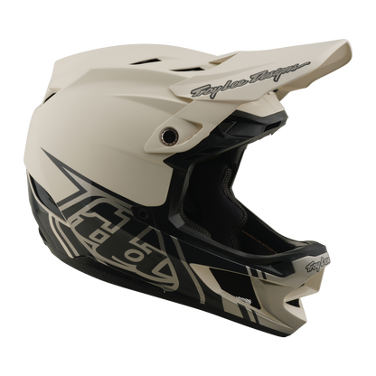 Capacete MTB TROY LEE DESIGNS D4 COMPOSITE MIPS STEALTH PUMICE Branco