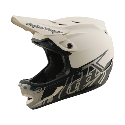 Capacete MTB TROY LEE DESIGNS D4 COMPOSITE MIPS STEALTH PUMICE Branco