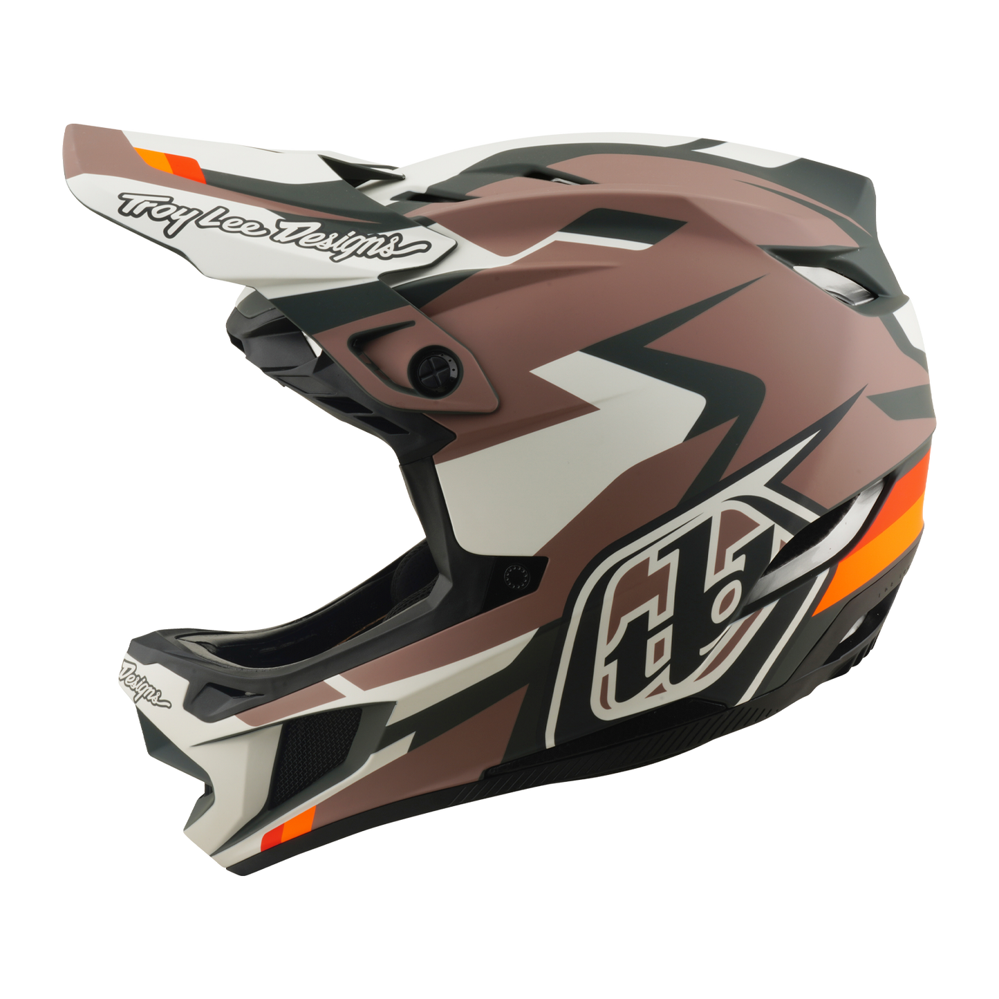 Capacete de BTT TROY LEE DESIGNS D4 POLIACRILITE MIPS ROAMER Clay