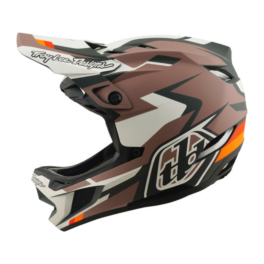 Capacete de BTT TROY LEE DESIGNS D4 POLIACRILITE MIPS ROAMER Clay