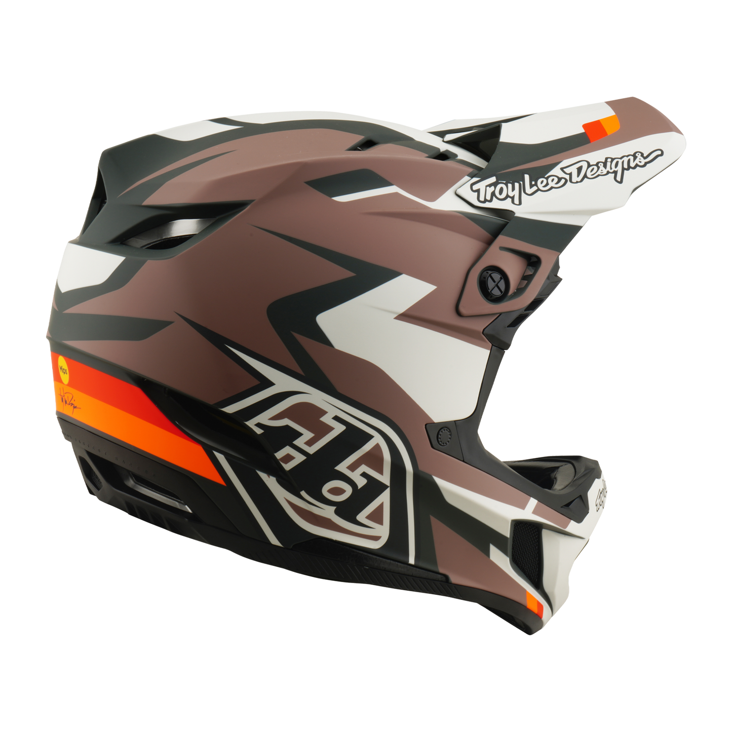 Capacete de BTT TROY LEE DESIGNS D4 POLIACRILITE MIPS ROAMER Clay