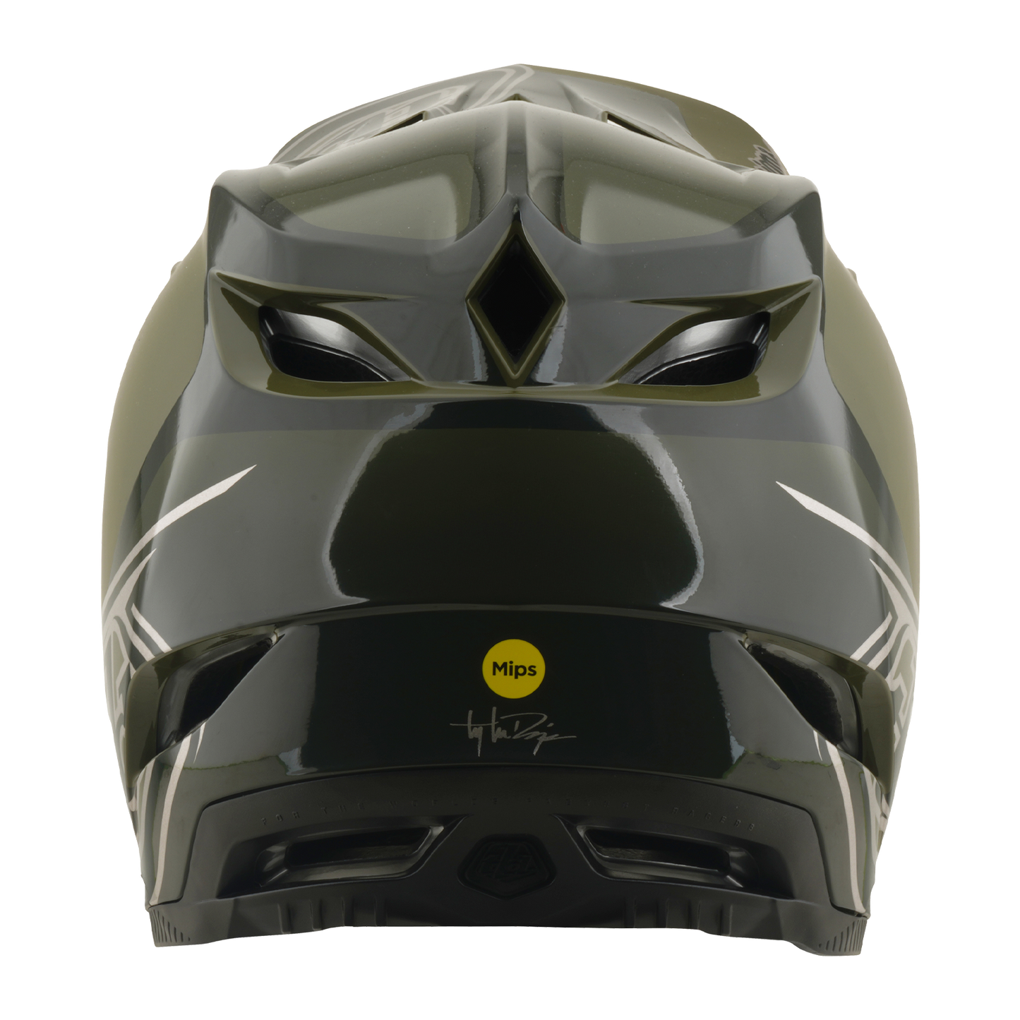 Capacete de BTT TROY LEE DESIGNS D4 POLYACRYLITE MIPS SHADOW BEETLE Cáqui