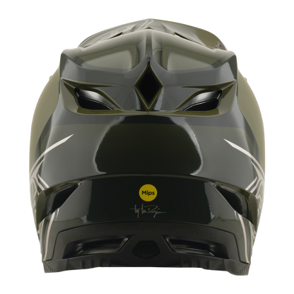 Capacete MTB TROY LEE DESIGNS D4 POLYACRYLITE MIPS SHADOW BEETLE Kaki