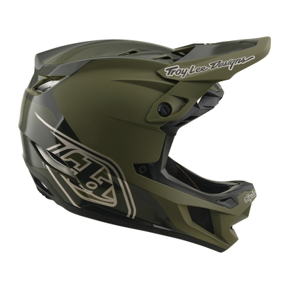 Capacete MTB TROY LEE DESIGNS D4 POLYACRYLITE MIPS SHADOW BEETLE Kaki