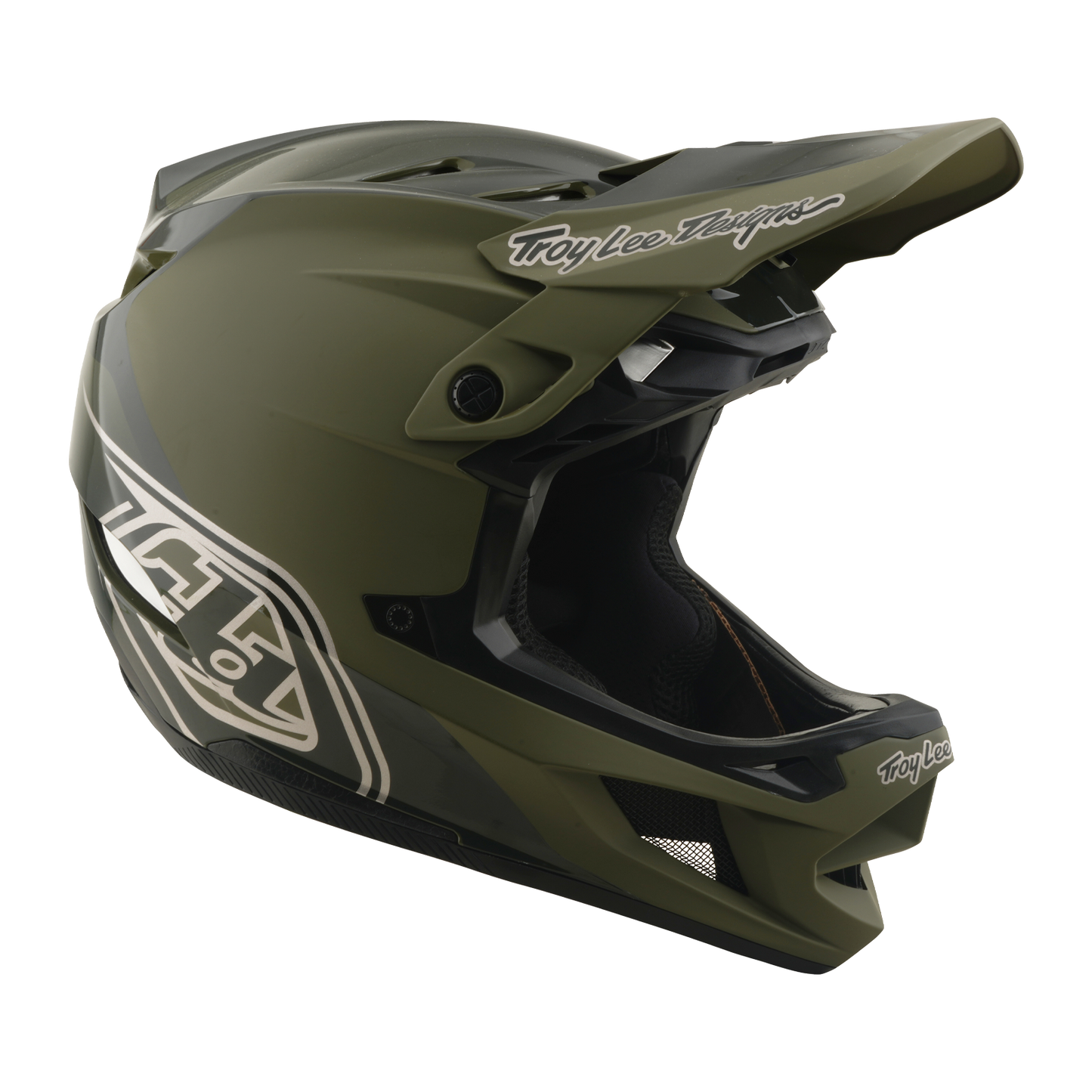 Capacete de BTT TROY LEE DESIGNS D4 POLYACRYLITE MIPS SHADOW BEETLE Cáqui
