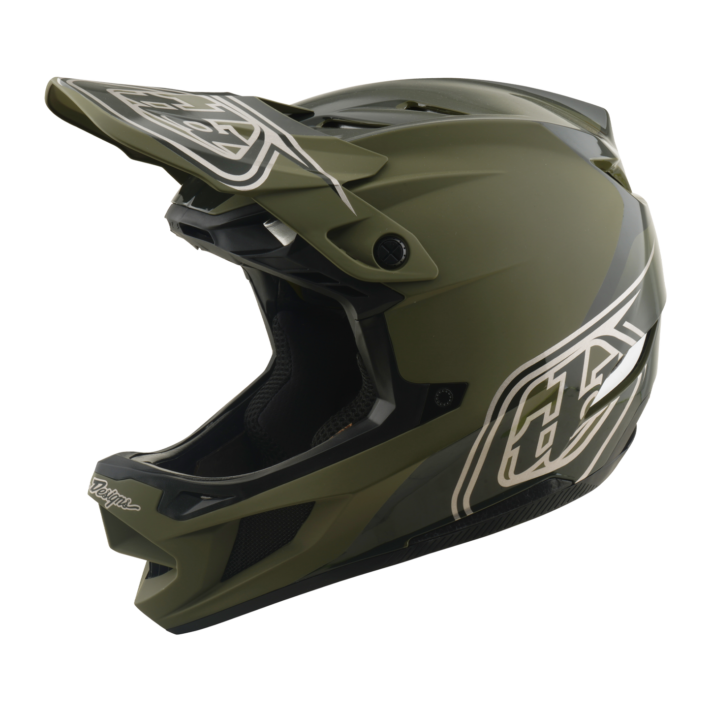 Capacete de BTT TROY LEE DESIGNS D4 POLYACRYLITE MIPS SHADOW BEETLE Cáqui
