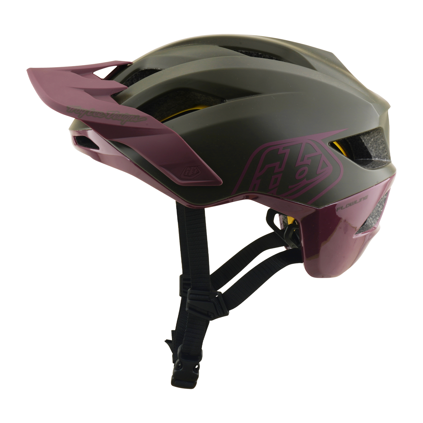 Capacete MTB TROY LEE DESIGNS FLOWLINE POINT MIPS Cinzento/Prune