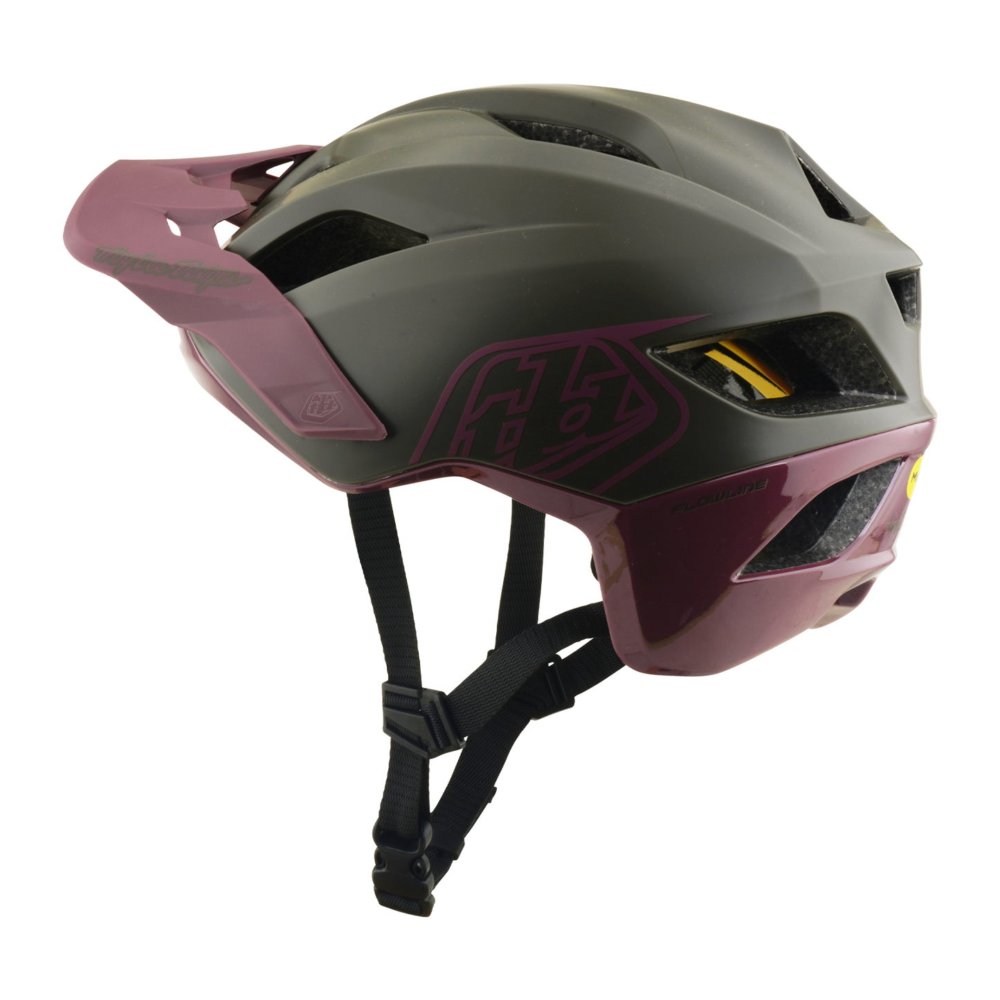 Capacete MTB TROY LEE DESIGNS FLOWLINE POINT MIPS Cinzento/Prune