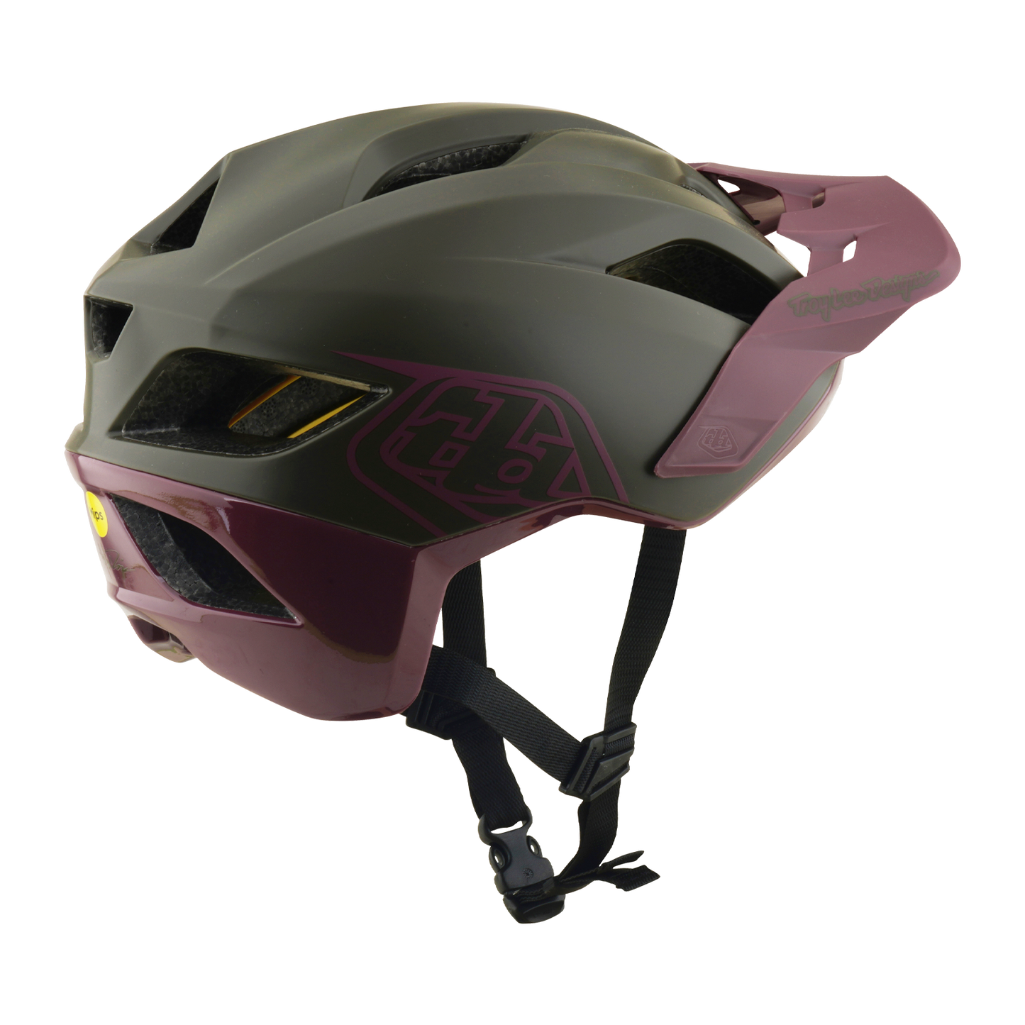 Capacete MTB TROY LEE DESIGNS FLOWLINE POINT MIPS Cinzento/Prune