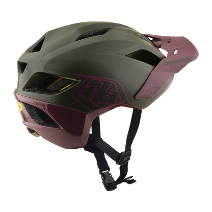 Capacete MTB TROY LEE DESIGNS FLOWLINE POINT MIPS Cinzento/Ameixa