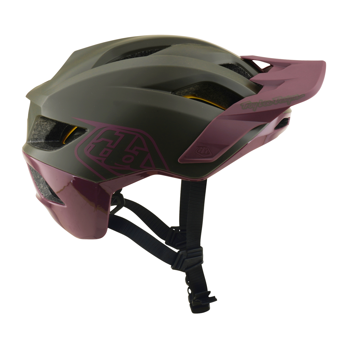 Capacete MTB TROY LEE DESIGNS FLOWLINE POINT MIPS Cinzento/Prune