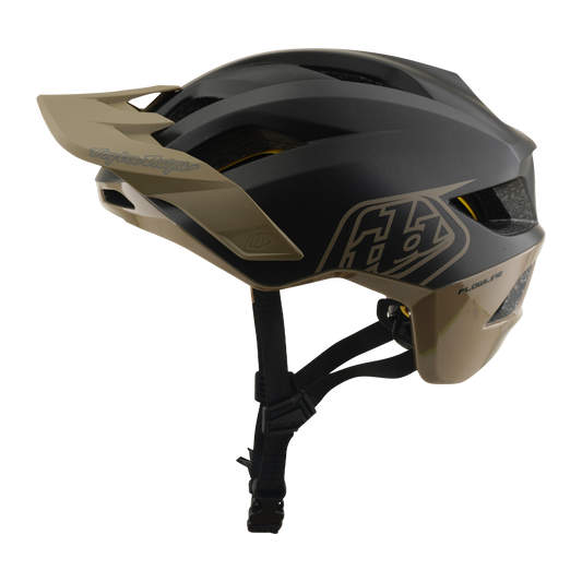 Capacete MTB TROY LEE DESIGNS FLOWLINE POINT MIPS Carvão vegetal/Madeira