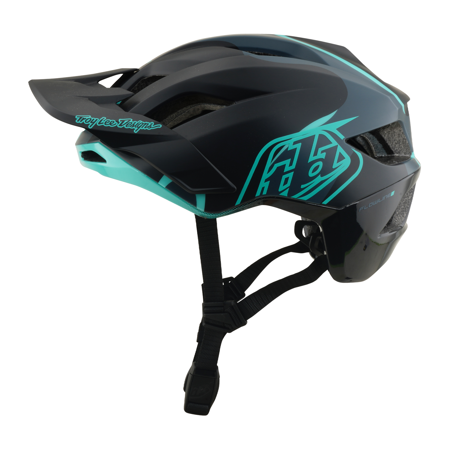 Capacete MTB TROY LEE DESIGNS FLOWLINE SE MIPS BADGE Carbono/Azul