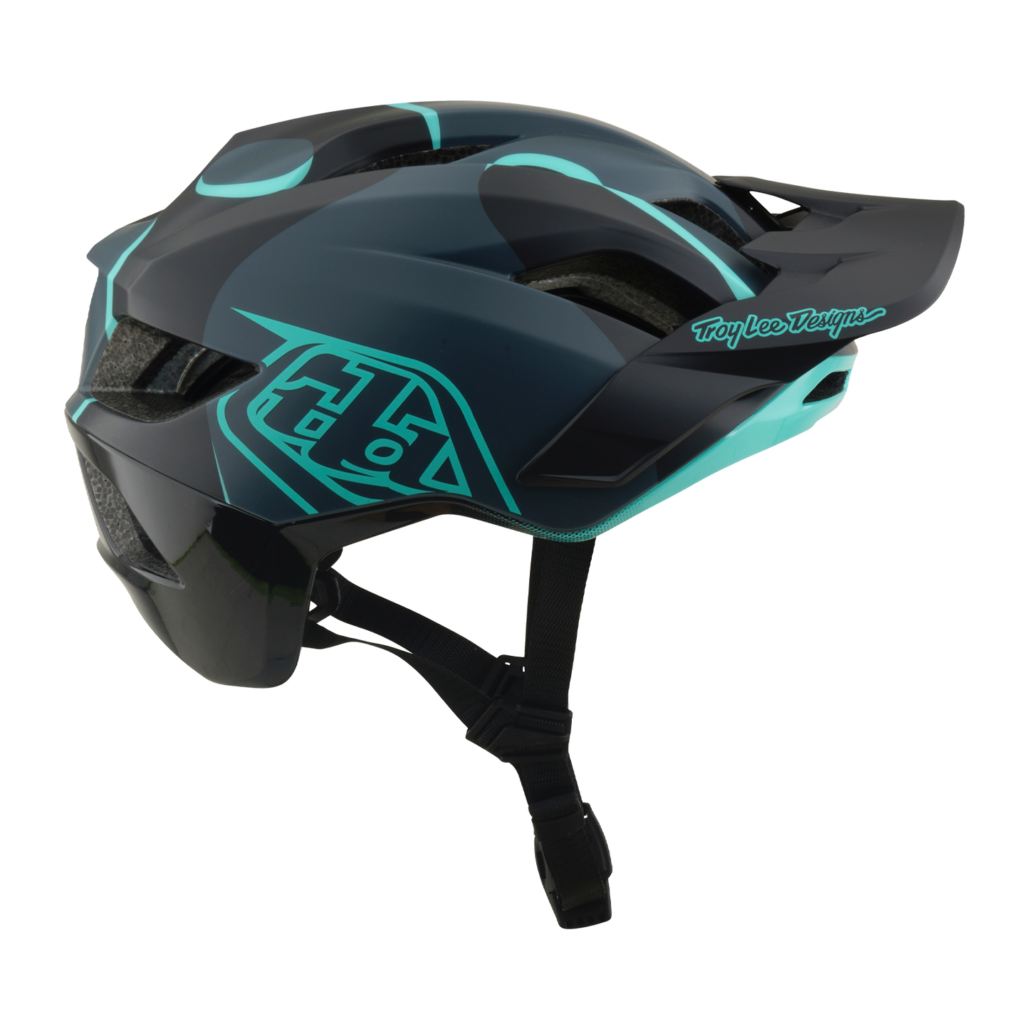 Capacete MTB TROY LEE DESIGNS FLOWLINE SE MIPS BADGE Carbono/Azul