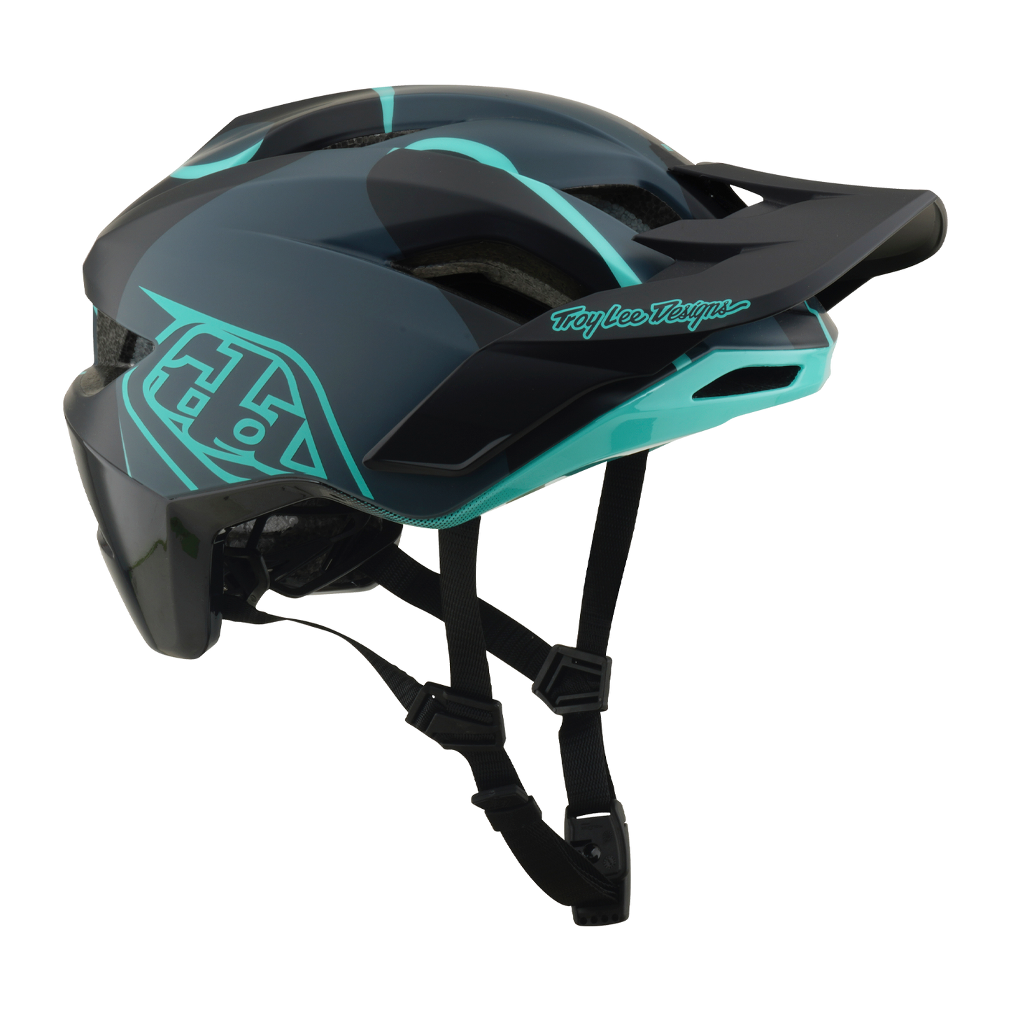 Capacete MTB TROY LEE DESIGNS FLOWLINE SE MIPS BADGE Carbono/Azul