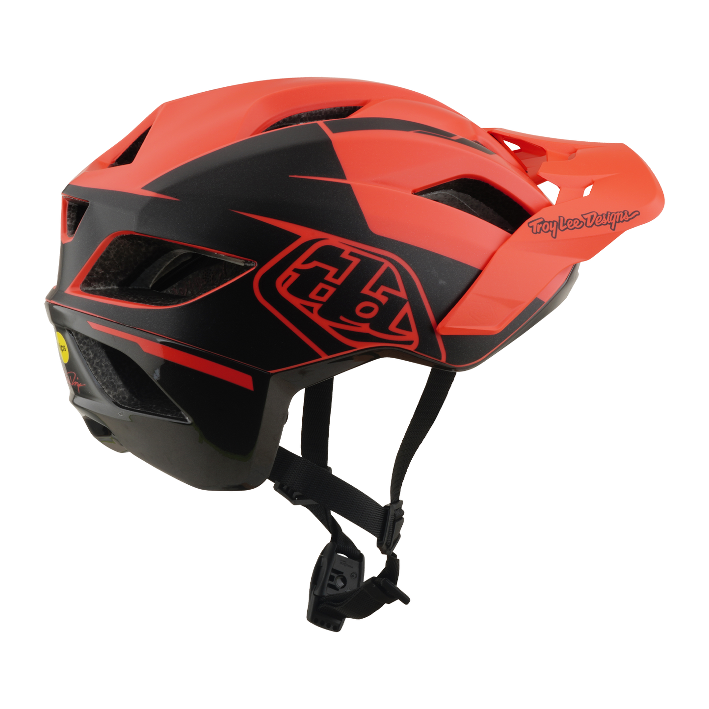 Capacete MTB TROY LEE DESIGNS FLOWLINE SE MIPS HYDRO Coral/Carvão