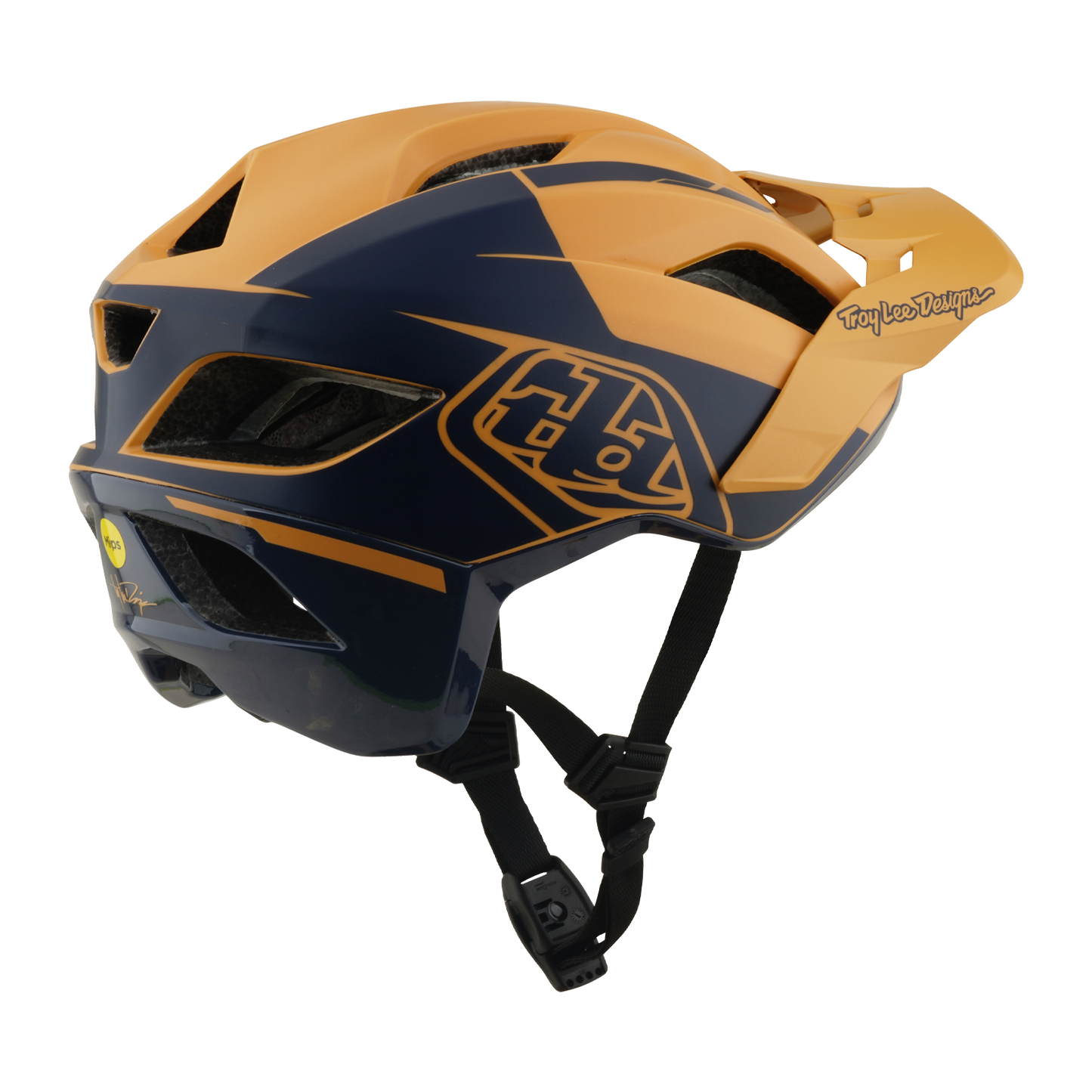 Capacete MTB TROY LEE DESIGNS FLOWLINE SE MIPS HYDRO Mostarda/Preto