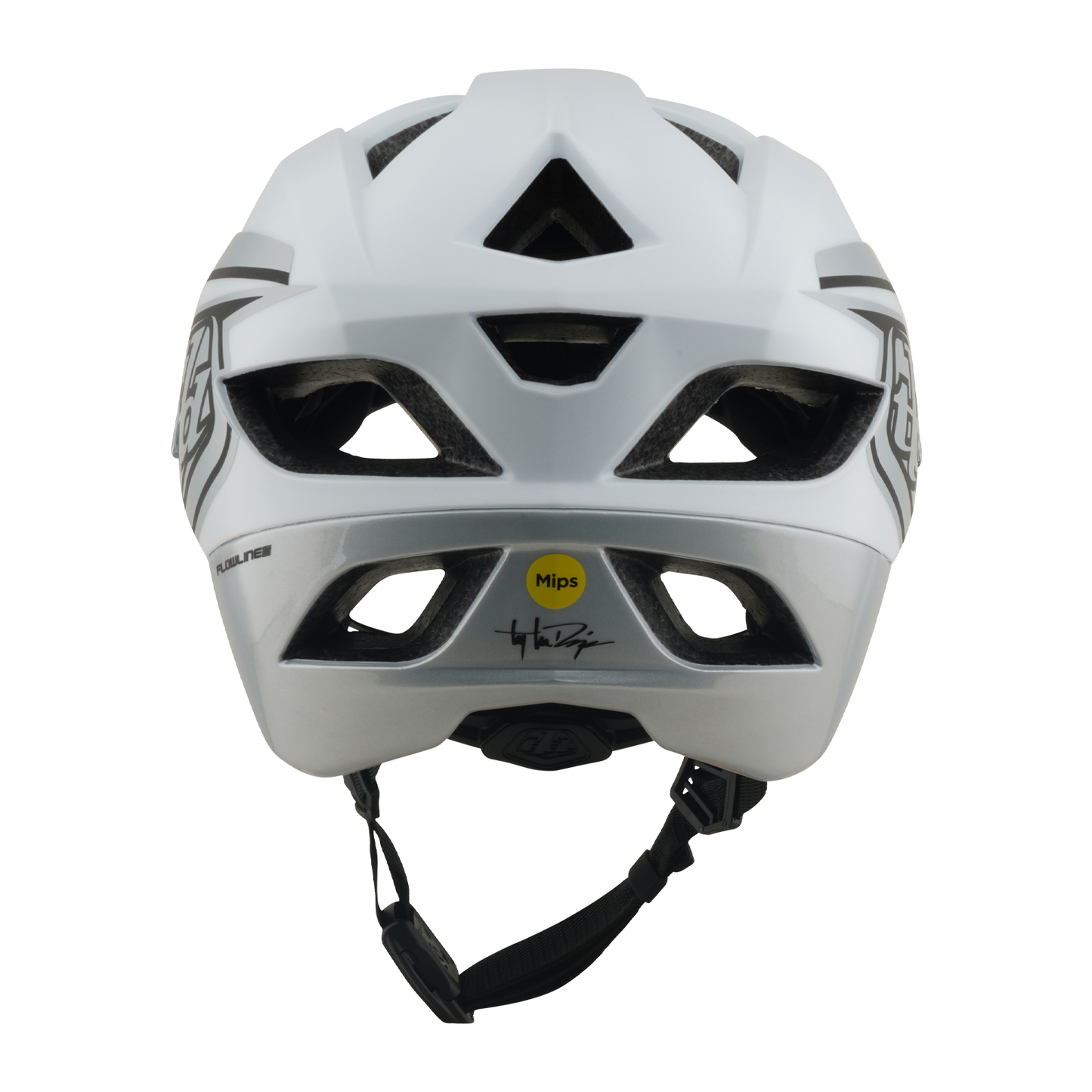 Capacete de BTT TROY LEE DESIGNS FLOWLINE SE MIPS PHANTOM Branco