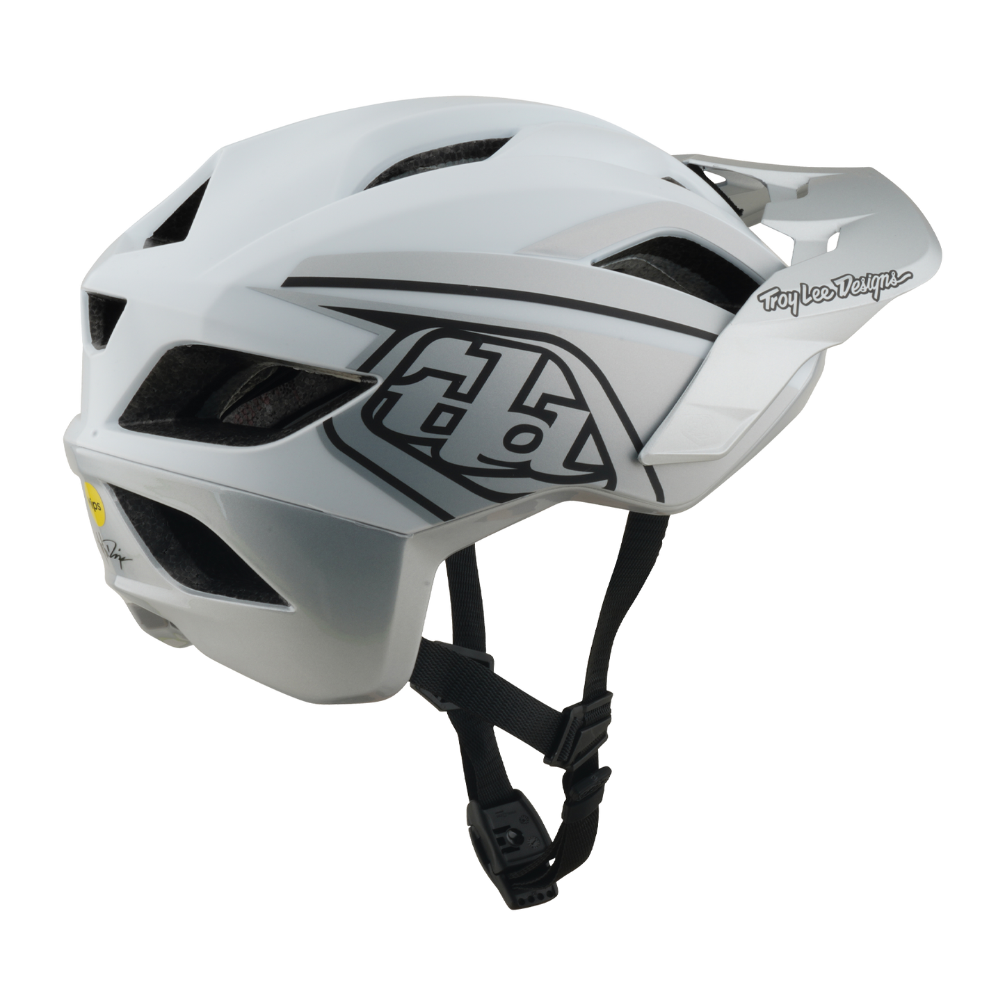 Capacete de BTT TROY LEE DESIGNS FLOWLINE SE MIPS PHANTOM Branco