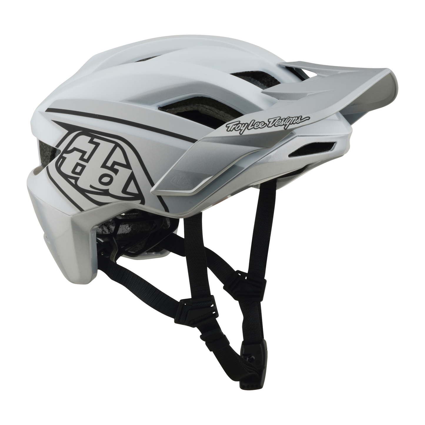 Capacete de BTT TROY LEE DESIGNS FLOWLINE SE MIPS PHANTOM Branco